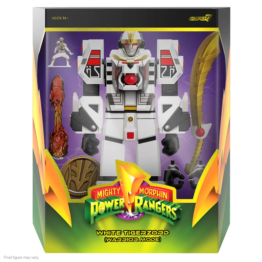 Super 7 - Mighty Morphin Power Rangers Ultimates Tigerzord (Warrior Mode)
