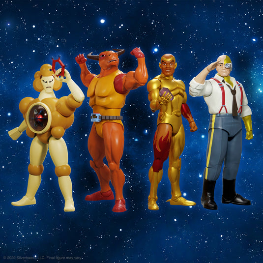 Super 7 - SilverHawks Ultimates Wave 3 Set of 4