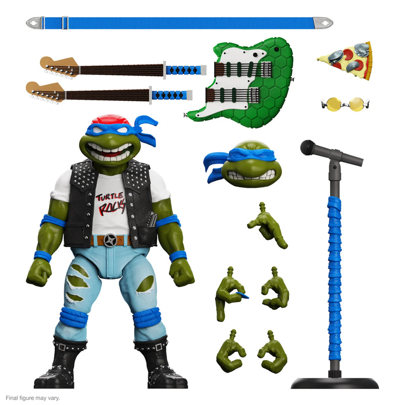 Load image into Gallery viewer, Super 7 - Teenage Mutant Ninja Turtles Ultimates - Classic Rocker Leo
