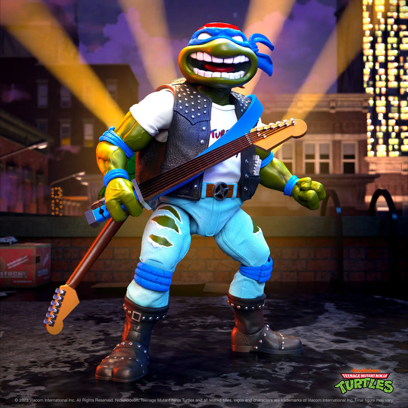 Load image into Gallery viewer, Super 7 - Teenage Mutant Ninja Turtles Ultimates - Classic Rocker Leo
