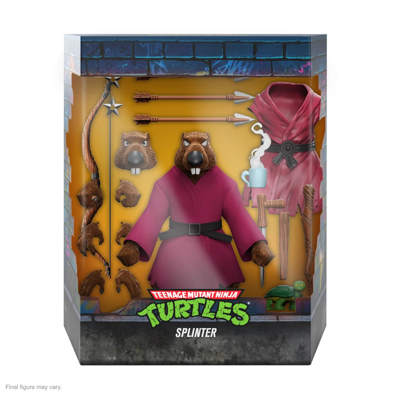 Load image into Gallery viewer, Super 7 - Teenage Mutant Ninja Turtles Ultimates: Splinter (Flocked)
