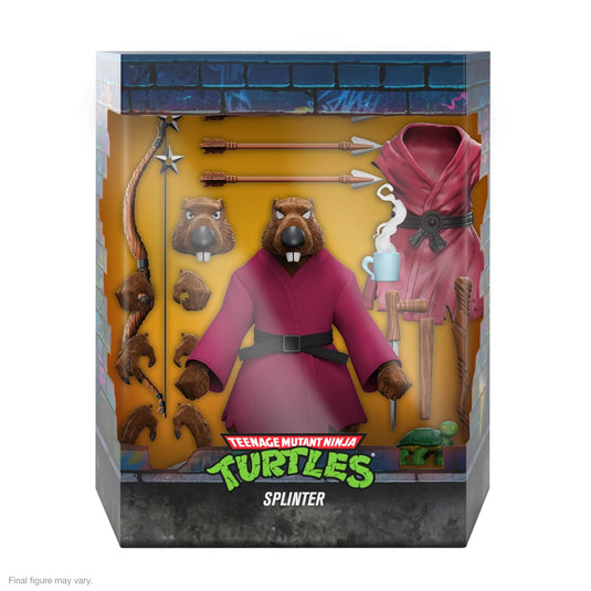 Super 7 - Teenage Mutant Ninja Turtles Ultimates: Splinter (Flocked)