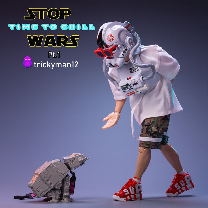 Load image into Gallery viewer, Trickyman12 - Stop Wars Pt1 Figure
