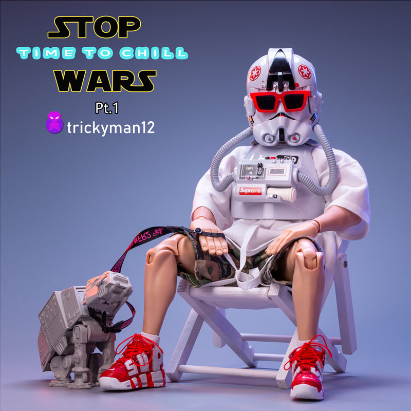 Load image into Gallery viewer, Trickyman12 - Stop Wars Pt1 Figure
