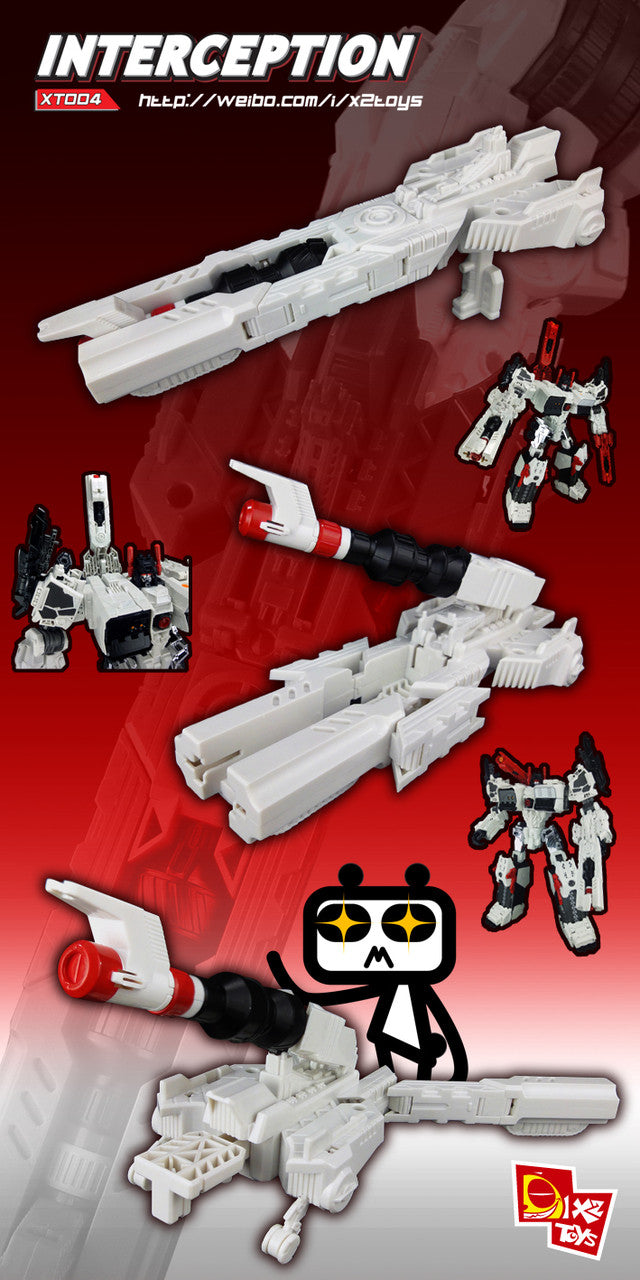 Load image into Gallery viewer, X2 Toys - XT004 Interceptor - White
