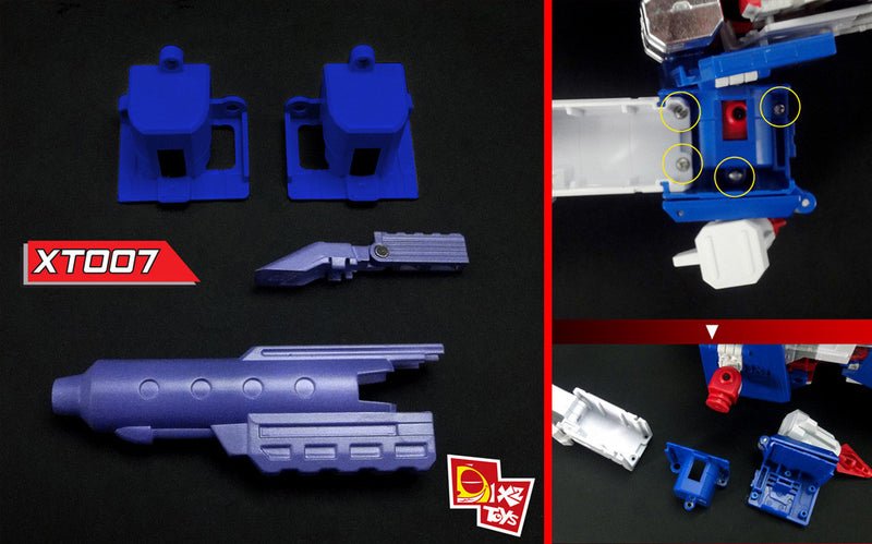 Load image into Gallery viewer, X2 Toys - XT007 MP-22 Ultra Magnus - Blaster &amp; Shoulder Upgrade Kit
