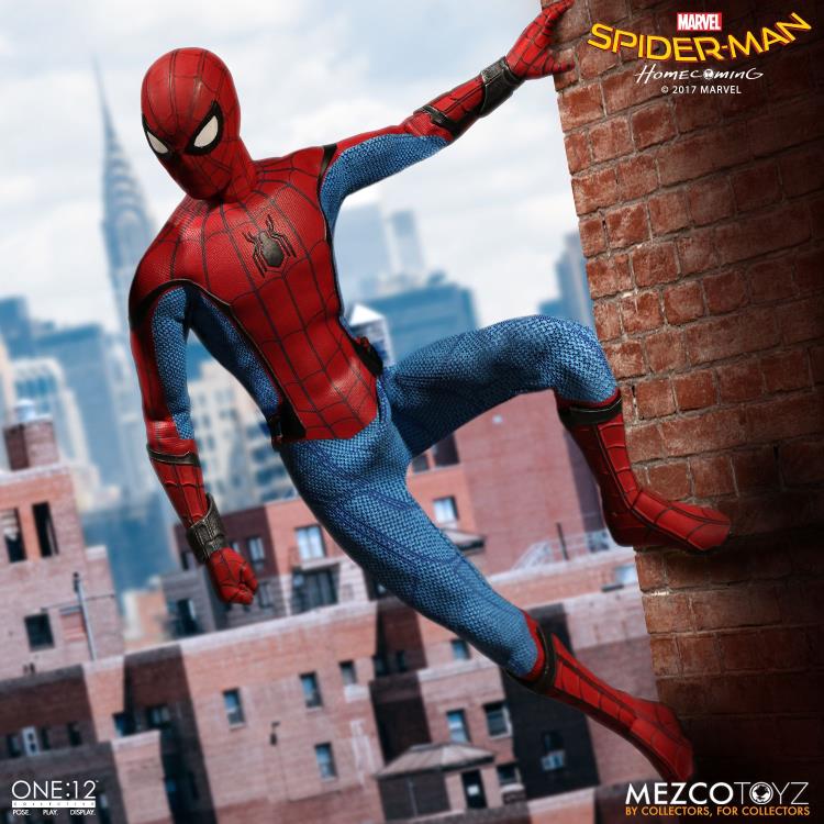 Load image into Gallery viewer, Mezco Toyz - One:12 Spider-Man: Homecoming Action Figure
