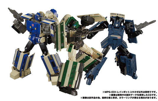 Transformers Masterpiece - MPG-03 Railbot Yukikaze (Raiden Combiner)
