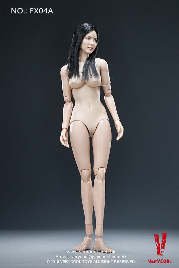 Load image into Gallery viewer, Very Cool - Asian Black Straight Hair Headsculpt + VC 3.0 Female Body Set
