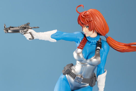 Kotobukiya - G.I. Joe Bishoujo Statue: Scarlett (Sky Blue Color)