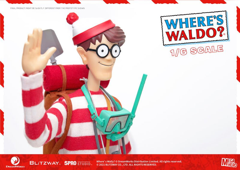 Load image into Gallery viewer, Blitzway - MEGAHERO Where&#39;s Waldo: Waldo 1/6 Scale Figure
