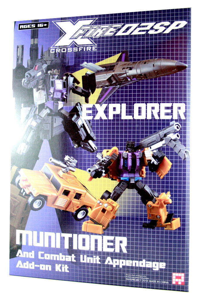 Load image into Gallery viewer, FansProject - Crossfire 02 - Explorer &amp; Munitioner - G1 Colors
