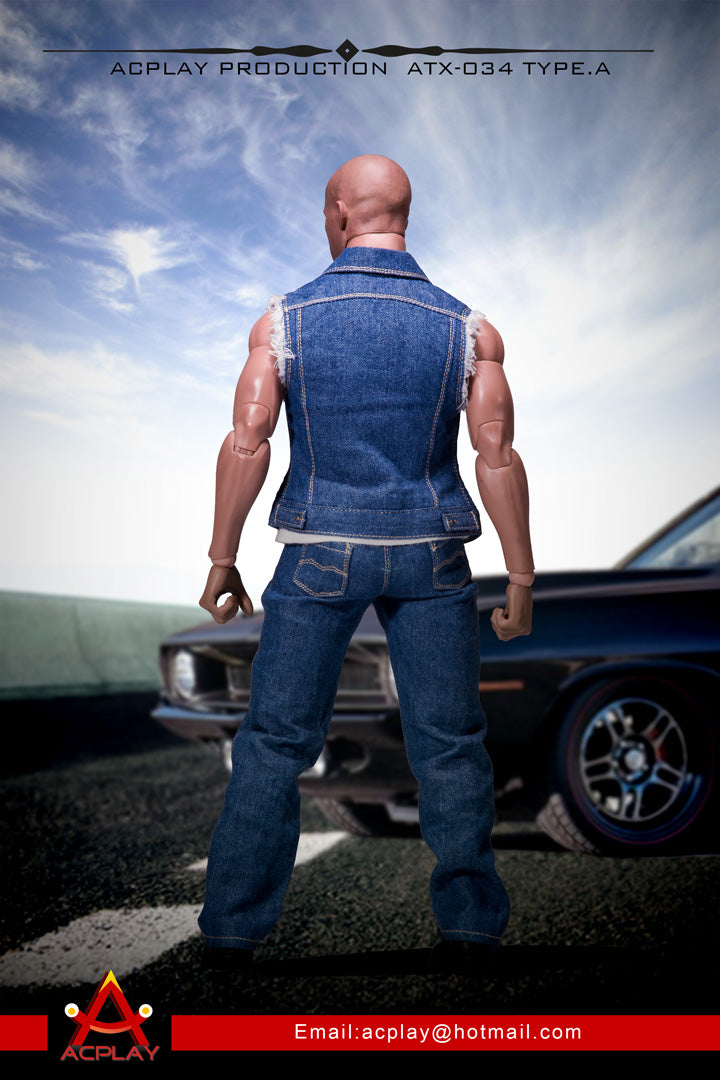 Load image into Gallery viewer, AC Play - Dominic Toretto Denim Vest Set
