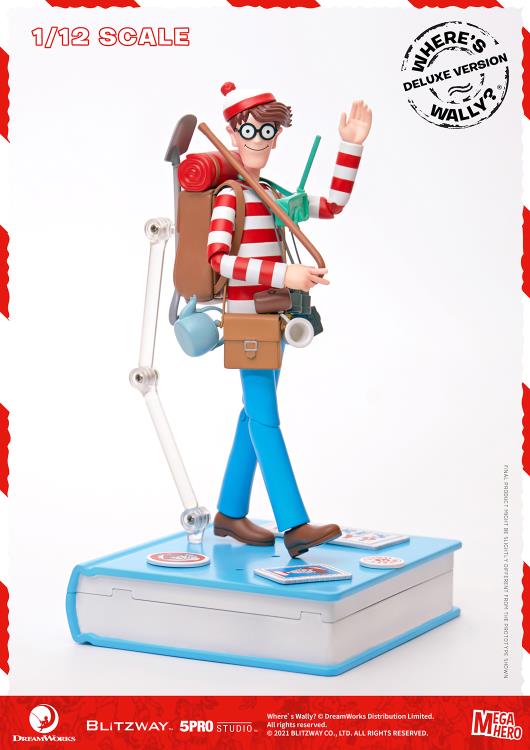 Blitzway - MEGAHERO Where's Waldo: Waldo Deluxe 1/12 Scale Figure