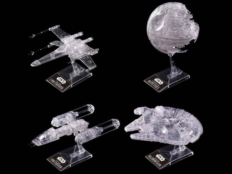 Load image into Gallery viewer, Bandai - Star Wars Model - Star Wars: Return of the Jedi Clear Vehicle Set 1/144 &amp; 1/350 &amp; 1/2700000 Scale
