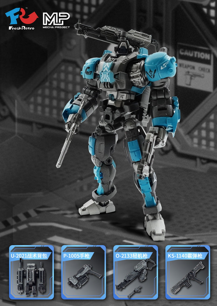 Load image into Gallery viewer, Fresh Retro: Mecha Project - MP-02 Brave 13 Mecharms Heavy Type
