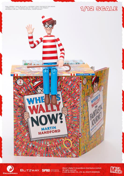 Load image into Gallery viewer, Blitzway - MEGAHERO Where&#39;s Waldo: Waldo 1/12 Scale Figure
