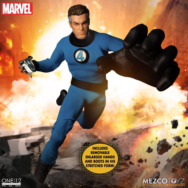 Load image into Gallery viewer, Mezco Toyz - One:12 Fantastic Four Deluxe Steel Box Set
