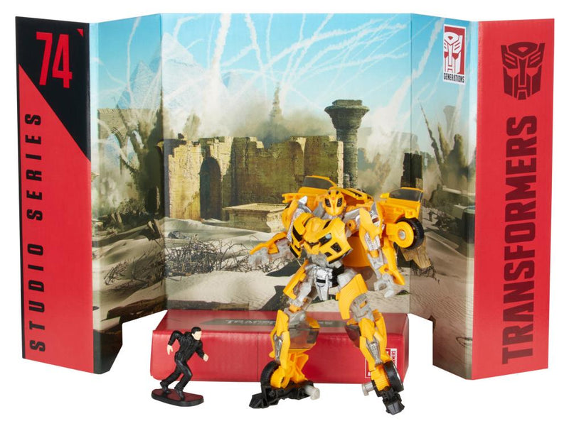 Load image into Gallery viewer, Transformers Generations Studio Series - Deluxe Bumblebee With Sam 74
