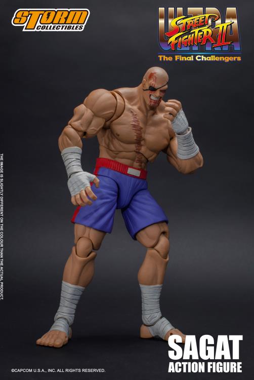 Load image into Gallery viewer, Storm Collectibles - Ultra Street Fighter II: The Final Challengers Sagat 1/12 Scale
