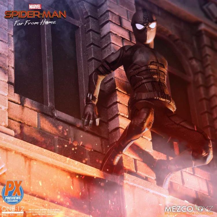 Load image into Gallery viewer, Mezco Toyz - One:12 Spider-Man: Far From Home - Stealth Suit (PX Previews Exclusive)
