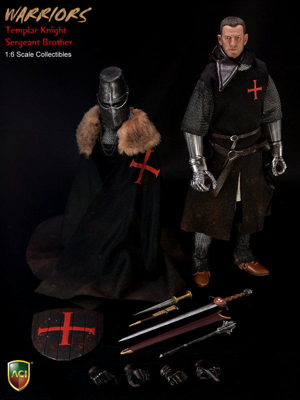 Load image into Gallery viewer, ACI Toys 1/6 Crusader Knight Templars - Templar Knight Sergeant Brother
