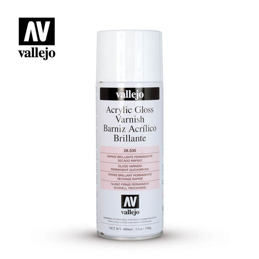Vallejo - 28530 Aerosol Acrylic Varnish: Gloss 400ML