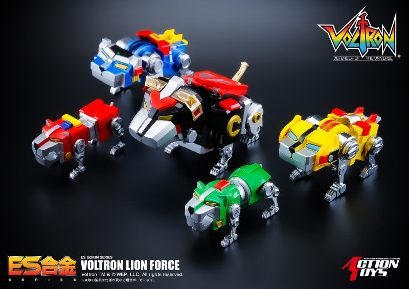 Load image into Gallery viewer, Action Toys - Voltron: Defender of the Universe - ES Gokin Voltron Lion Force
