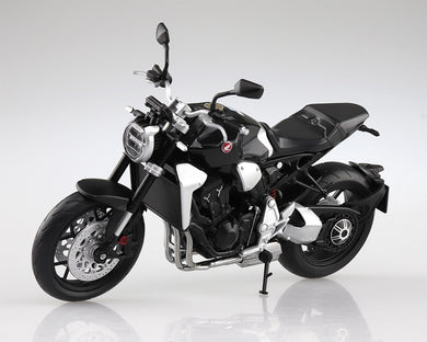 Aoshima - 1/12 Scale Diecast Motorcycle: Honda CB1000R Graphite Black
