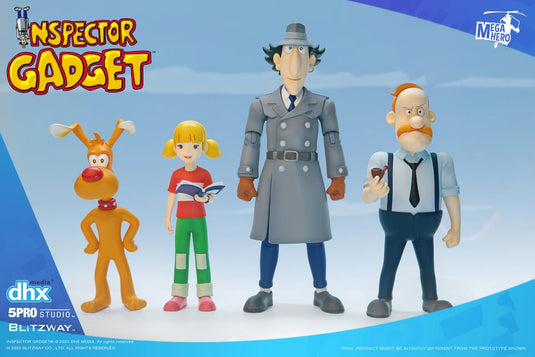 Blitzway - MEGAHERO Inspector Gadget: Inspector Gadget Deluxe Figure Set