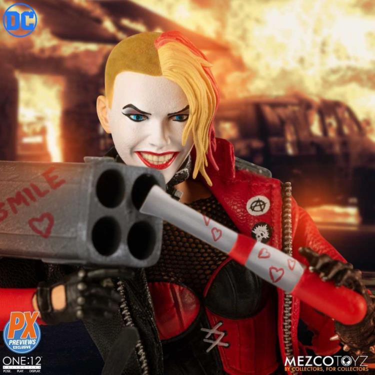 Load image into Gallery viewer, Mezco Toyz - One:12 DC Comics Harley Quinn [Playing For Keeps] (PX Previews Exclusive)
