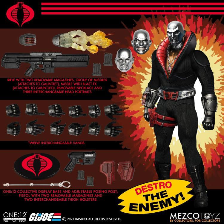 Load image into Gallery viewer, Mezco Toyz - One:12 G.I. Joe: Destro
