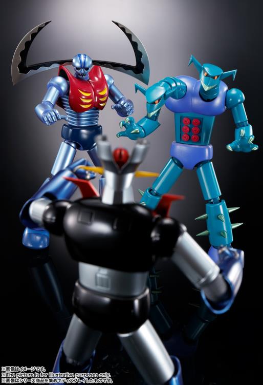 Load image into Gallery viewer, Bandai - Soul of Chogokin: Mazinger Z - GX-25R Garada K-7 and GX-26R Doublas M-2
