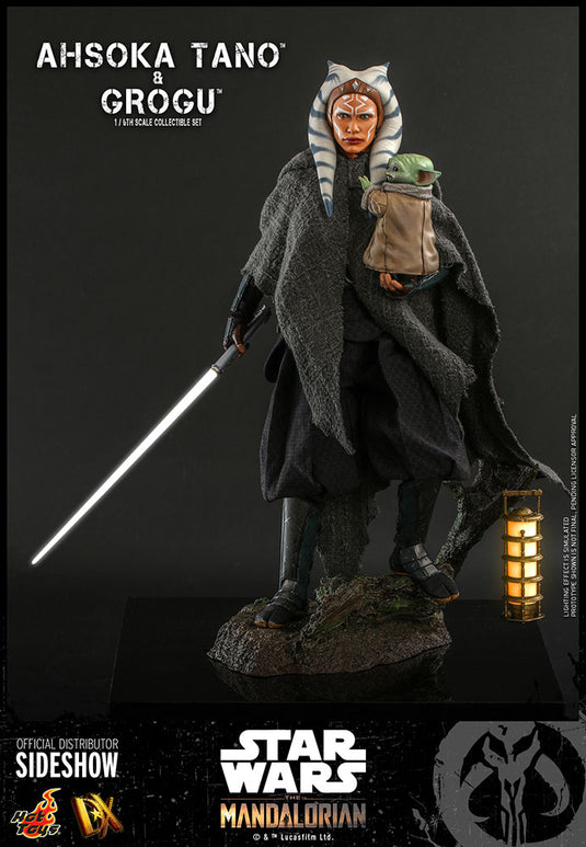 Hot Toys - Star Wars The Mandalorian - Ahsoka Tano and Grogu Set