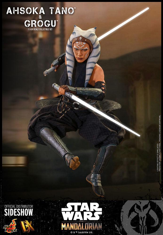 Load image into Gallery viewer, Hot Toys - Star Wars The Mandalorian - Ahsoka Tano and Grogu Set
