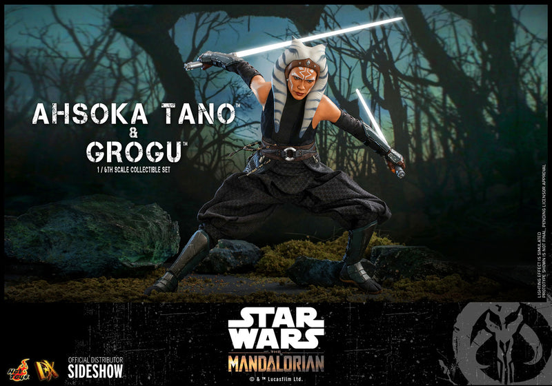 Load image into Gallery viewer, Hot Toys - Star Wars The Mandalorian - Ahsoka Tano and Grogu Set
