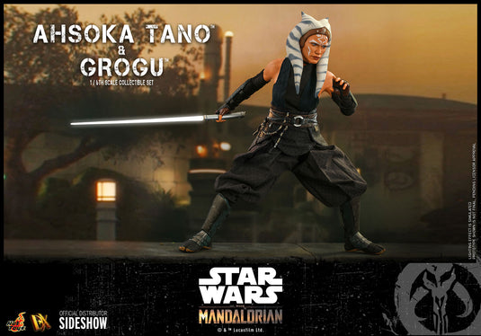 Hot Toys - Star Wars The Mandalorian - Ahsoka Tano and Grogu Set
