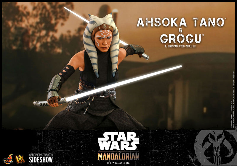 Load image into Gallery viewer, Hot Toys - Star Wars The Mandalorian - Ahsoka Tano and Grogu Set
