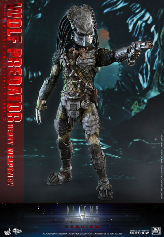 Hot Toys - Aliens vs Predator Requiem: Wolf Predator Heavy Weaponry