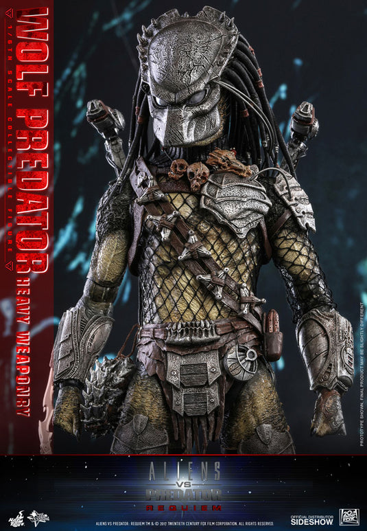 Hot Toys - Aliens vs Predator Requiem: Wolf Predator Heavy Weaponry