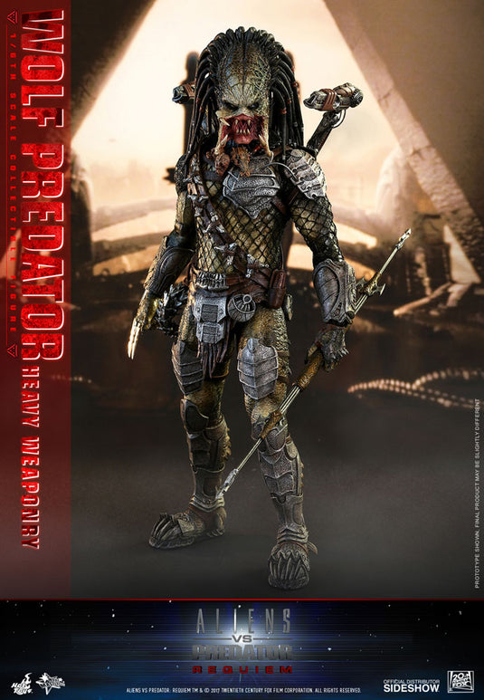 Hot Toys - Aliens vs Predator Requiem: Wolf Predator Heavy Weaponry