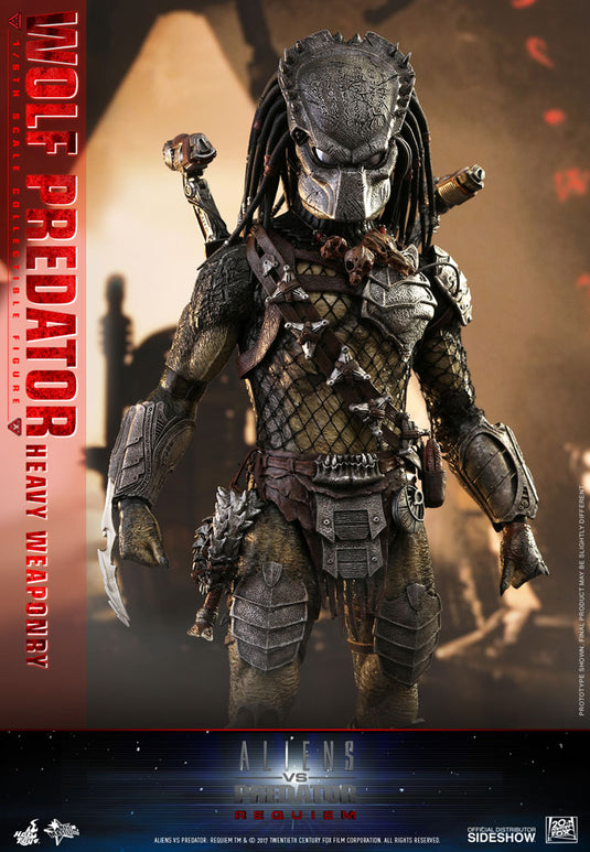 Hot Toys - Aliens vs Predator Requiem: Wolf Predator Heavy Weaponry