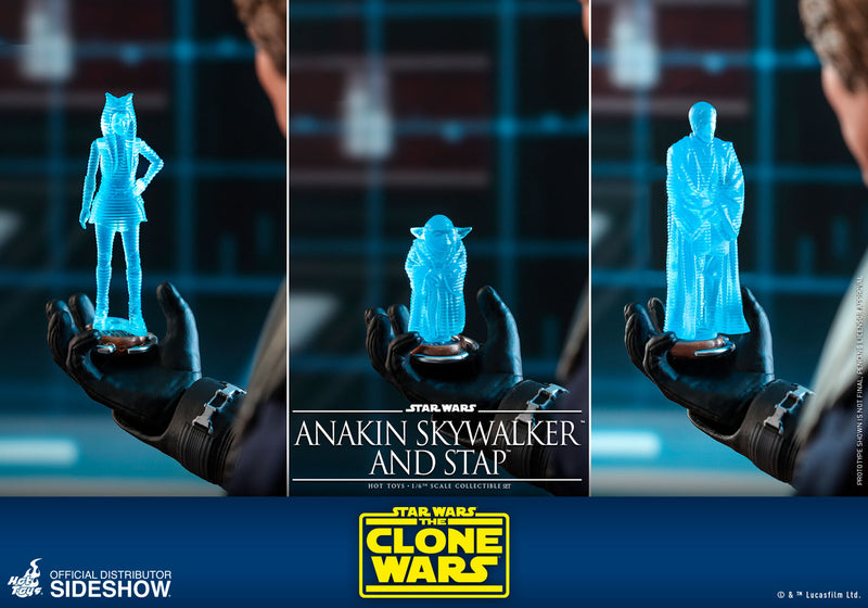 Load image into Gallery viewer, Hot Toys - Star Wars The Clone Wars - Anakin Skywalker and STAP Set
