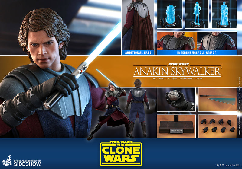 Load image into Gallery viewer, Hot Toys - Star Wars The Clone War - Anakin Skywalker
