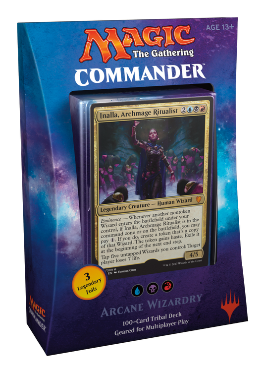 Magic The Gathering - Commander Decks 2017 Ages Three and Up Magic The Gathering - Commander Decks 2017 Ages Three and Up