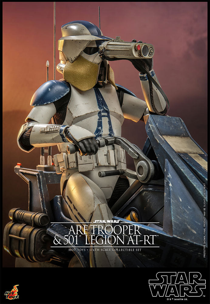 Load image into Gallery viewer, Hot Toys - Star Wars: The Clone Wars - ARF Trooper and 501st Legion AT-RT
