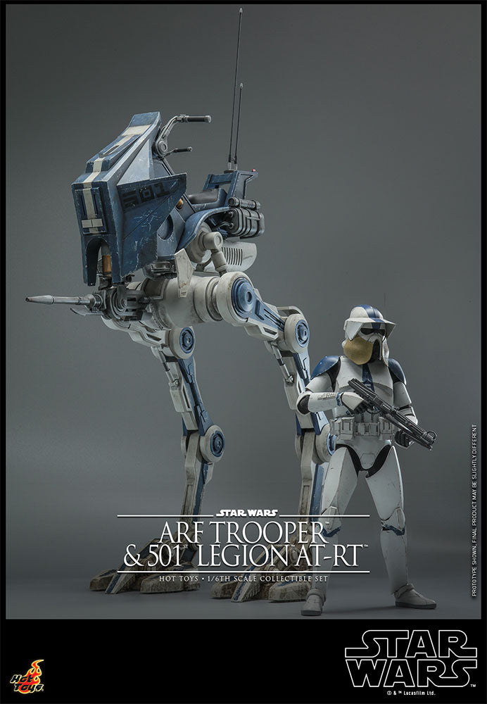 Load image into Gallery viewer, Hot Toys - Star Wars: The Clone Wars - ARF Trooper and 501st Legion AT-RT
