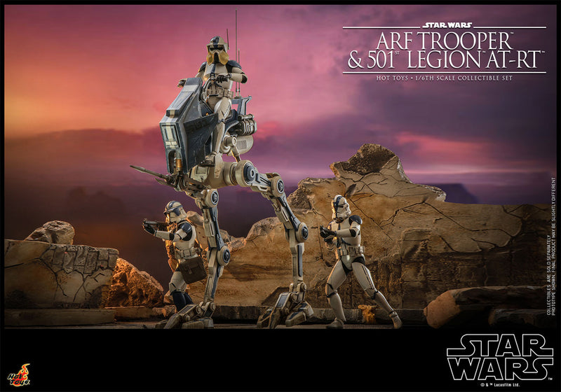 Load image into Gallery viewer, Hot Toys - Star Wars: The Clone Wars - ARF Trooper and 501st Legion AT-RT

