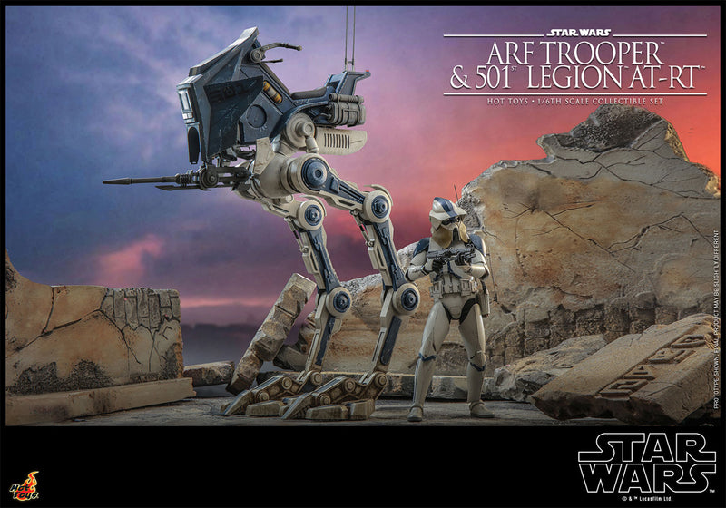 Load image into Gallery viewer, Hot Toys - Star Wars: The Clone Wars - ARF Trooper and 501st Legion AT-RT
