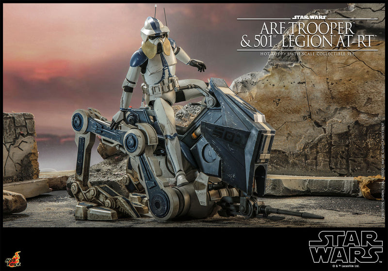 Load image into Gallery viewer, Hot Toys - Star Wars: The Clone Wars - ARF Trooper and 501st Legion AT-RT
